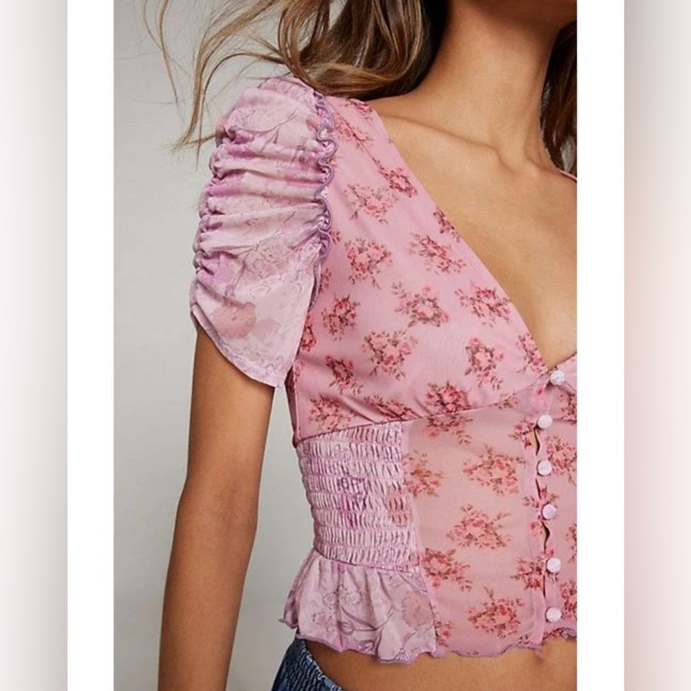 Kimchi Blue Floral Blouse